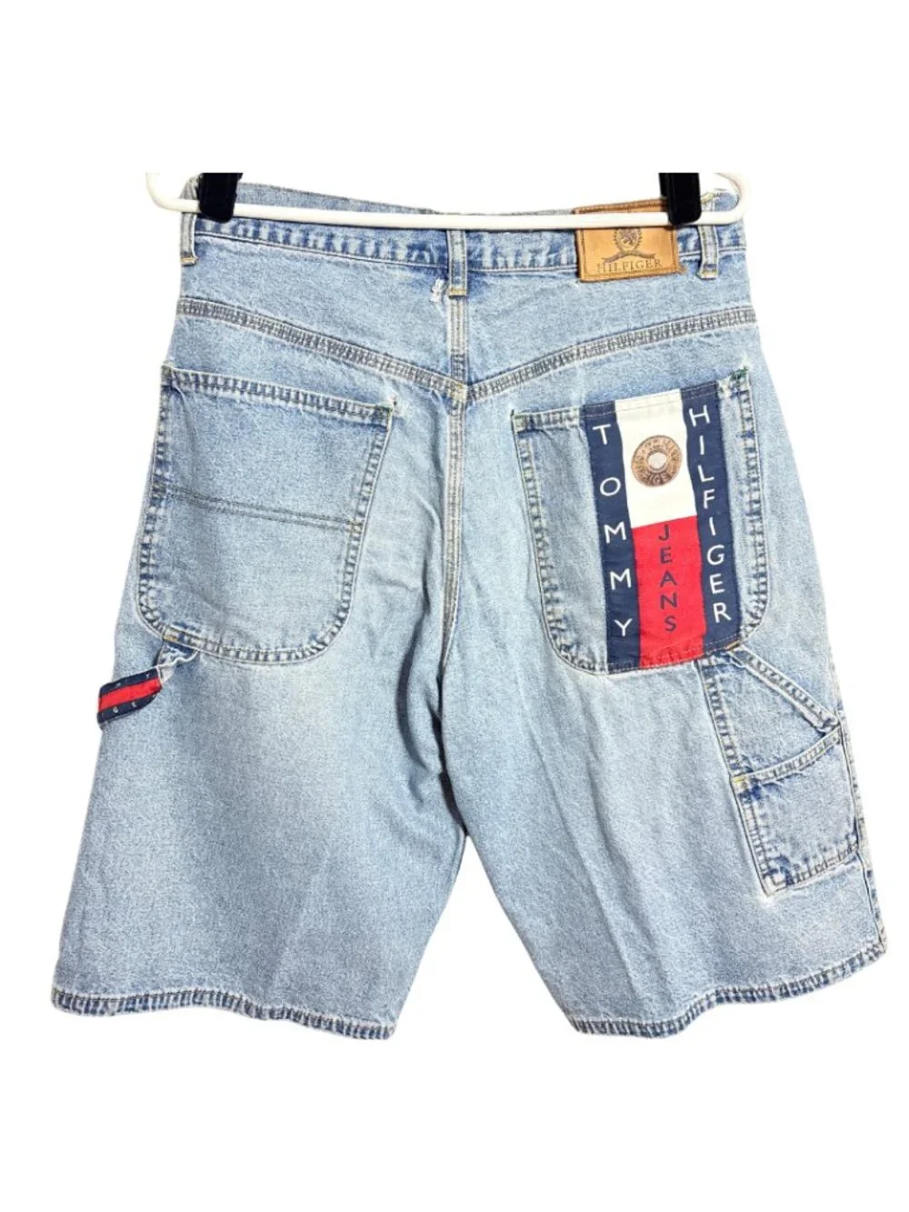 Vintage 90s Tommy Hilfiger Jeans Carpenter Baggy Jorts | Size 30